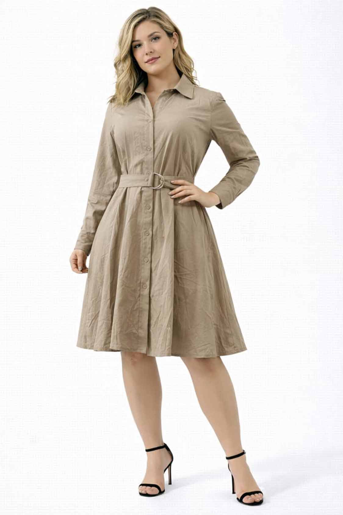 Women elegant long sleeve gown