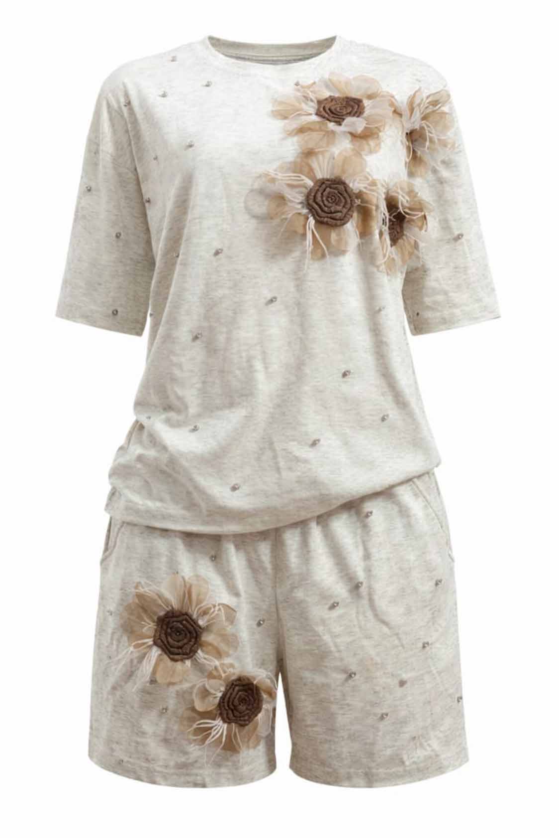 Round neck polo top - Image 2