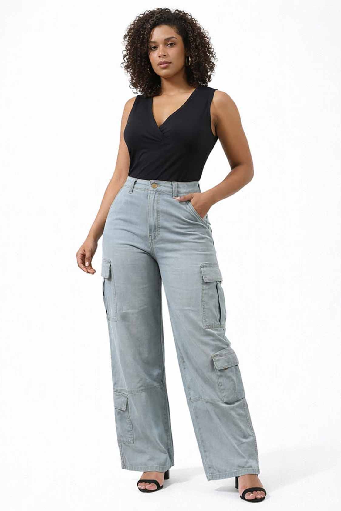 elegant cargo jeans