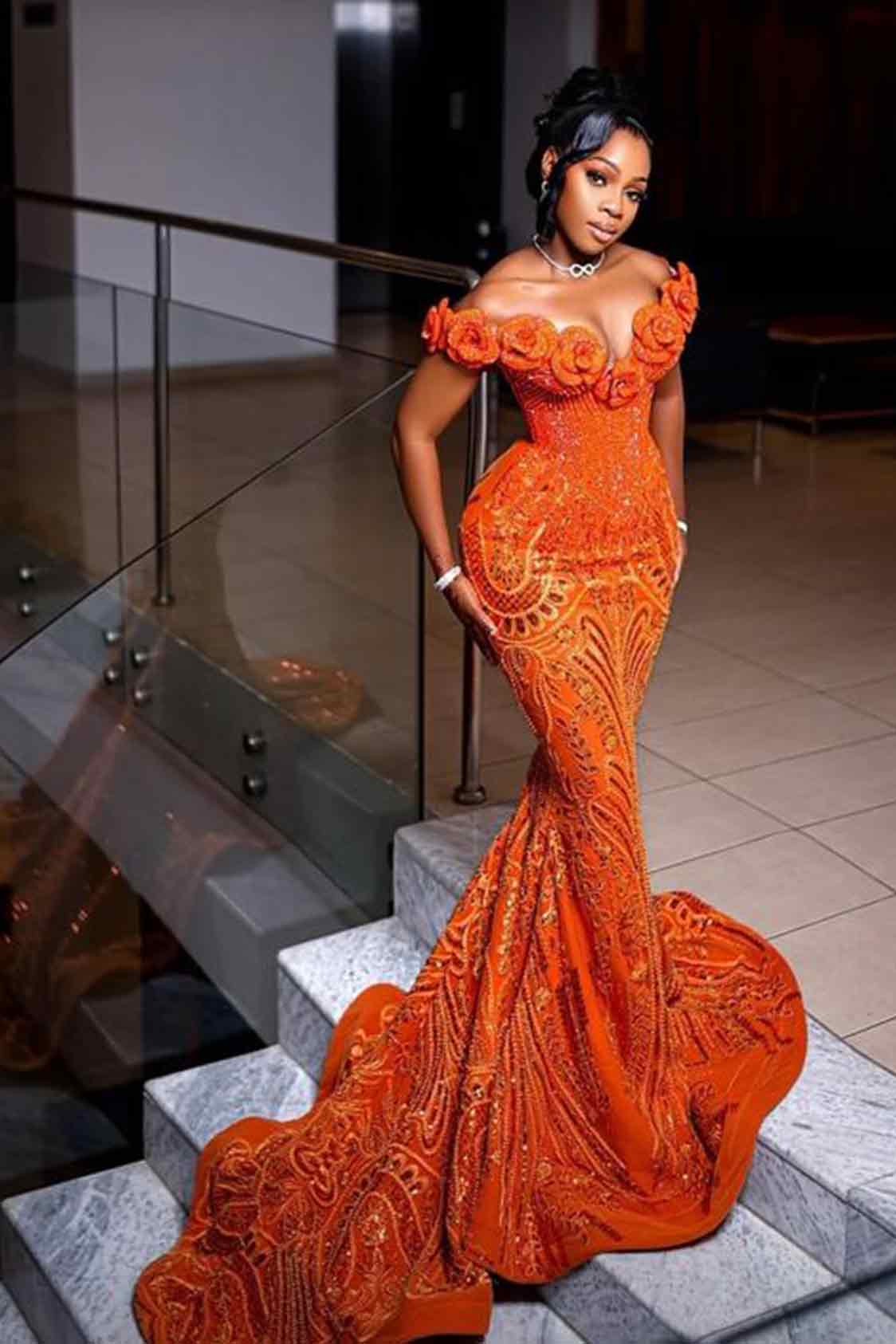 Low Back Cami Floor-Length Dress In Poppy Red