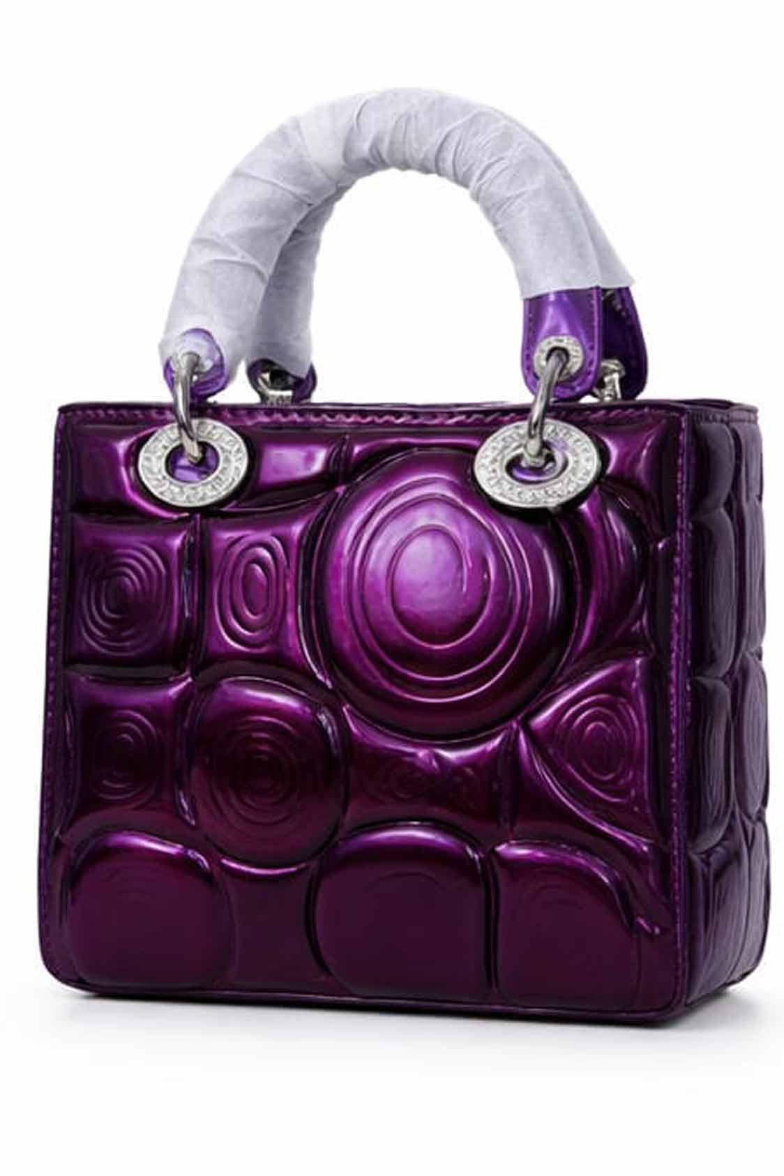 Purple Stylish Women's Elegant Handbag - Image 3