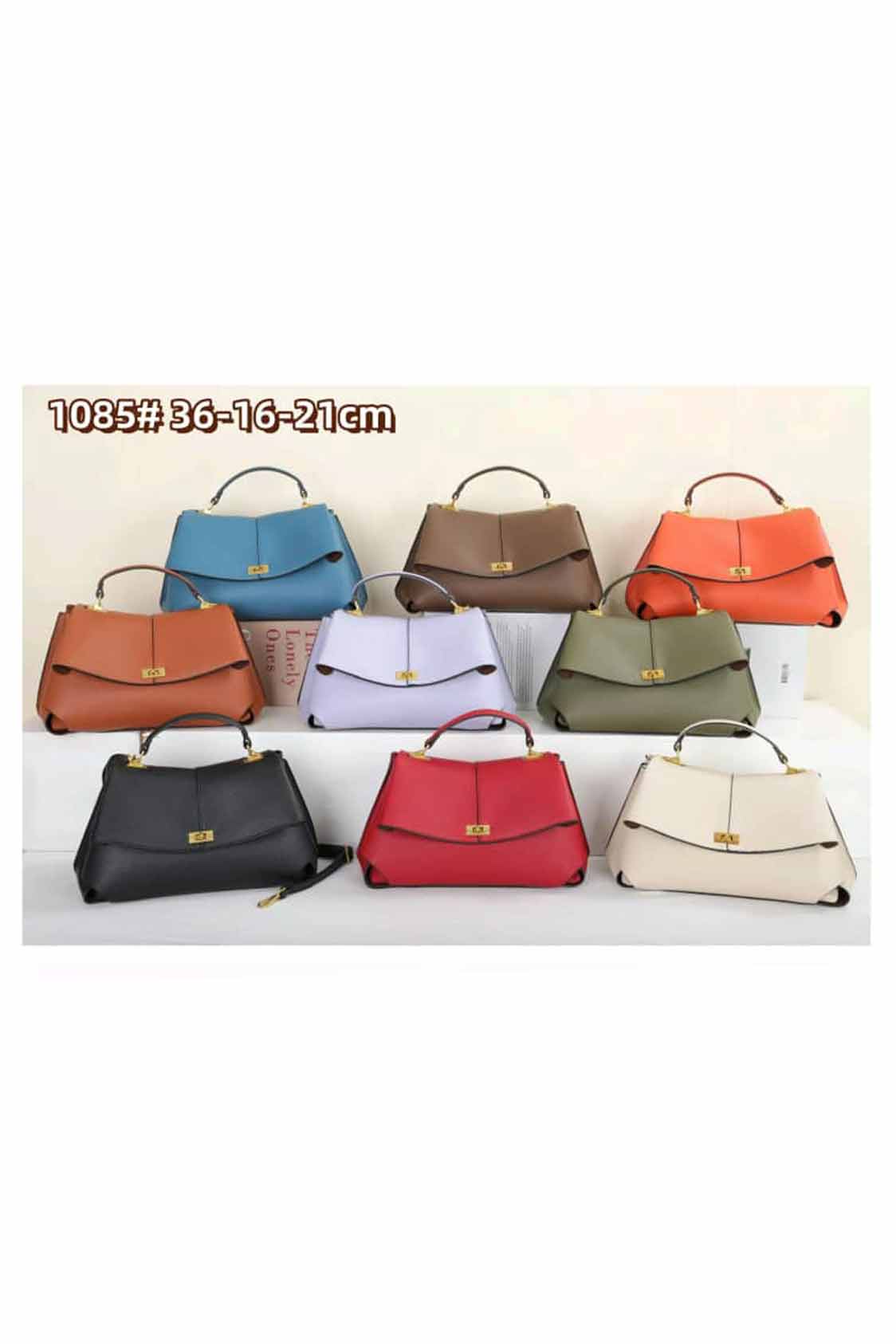 Rocker shoulder bag with flaps h - Image 2
