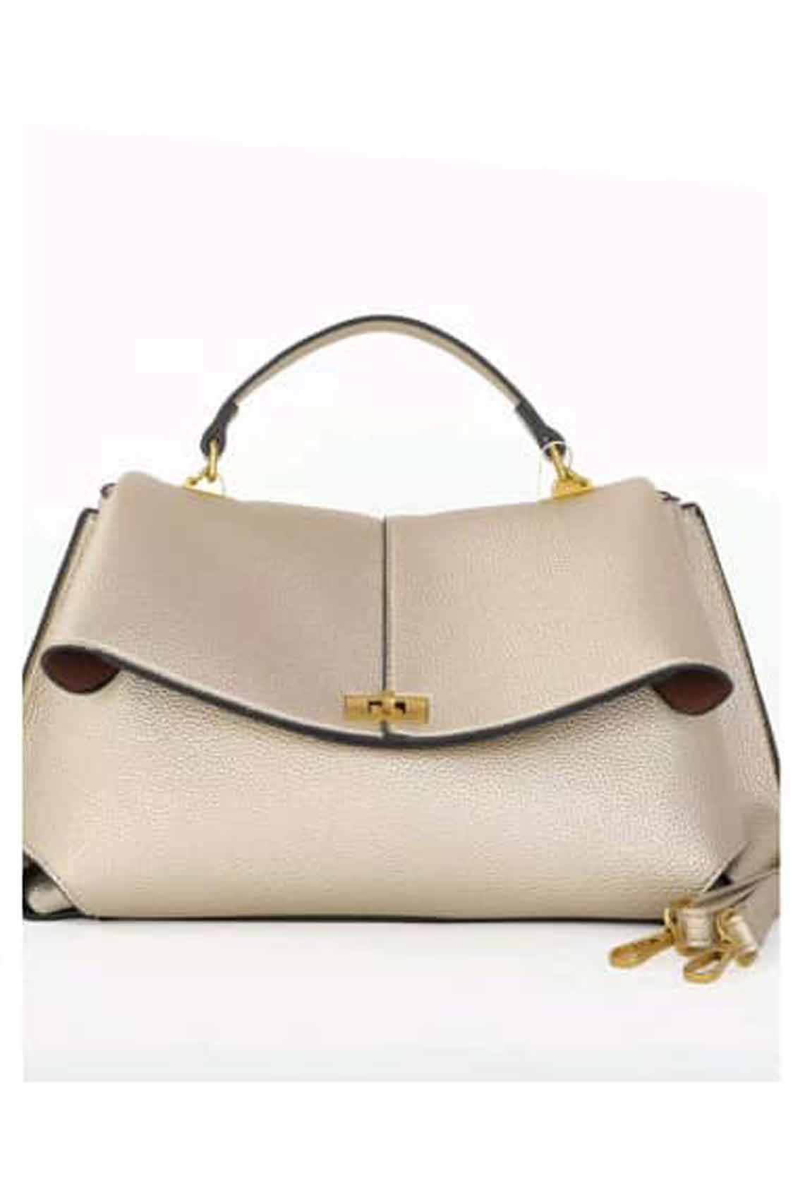 Rocker shoulder bag with flaps h - Image 3