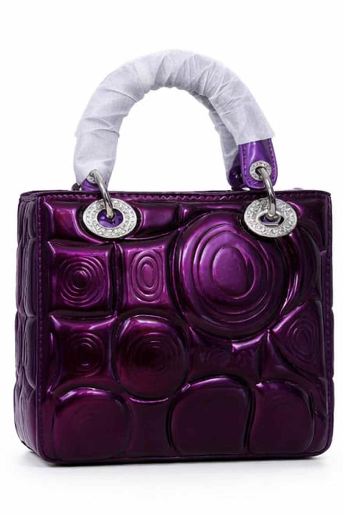 Purple Stylish Women's Elegant Handbag - Image 4
