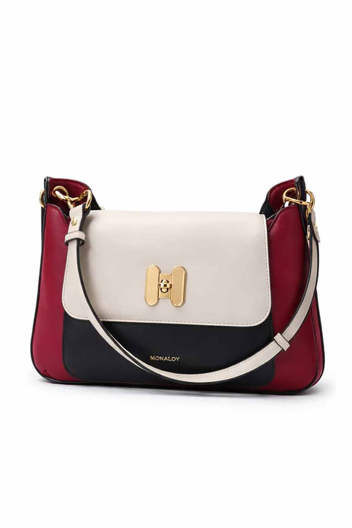 Rocker shoulder bag with flap - Image 3