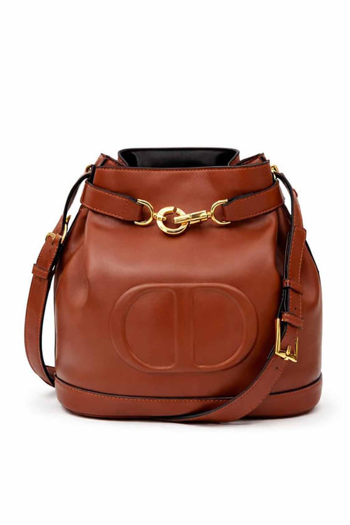 Fashion Leather Bucket Bag - Image 3