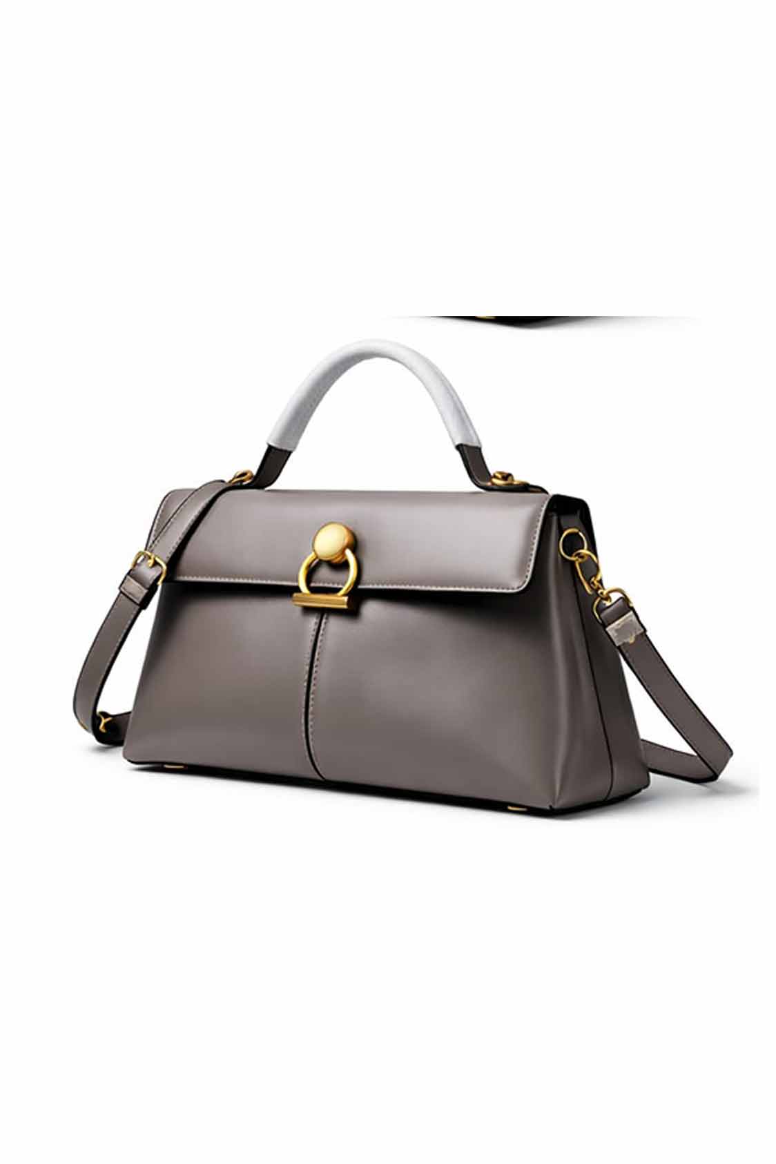 Rocker shoulder bag with  flaps s - Image 4