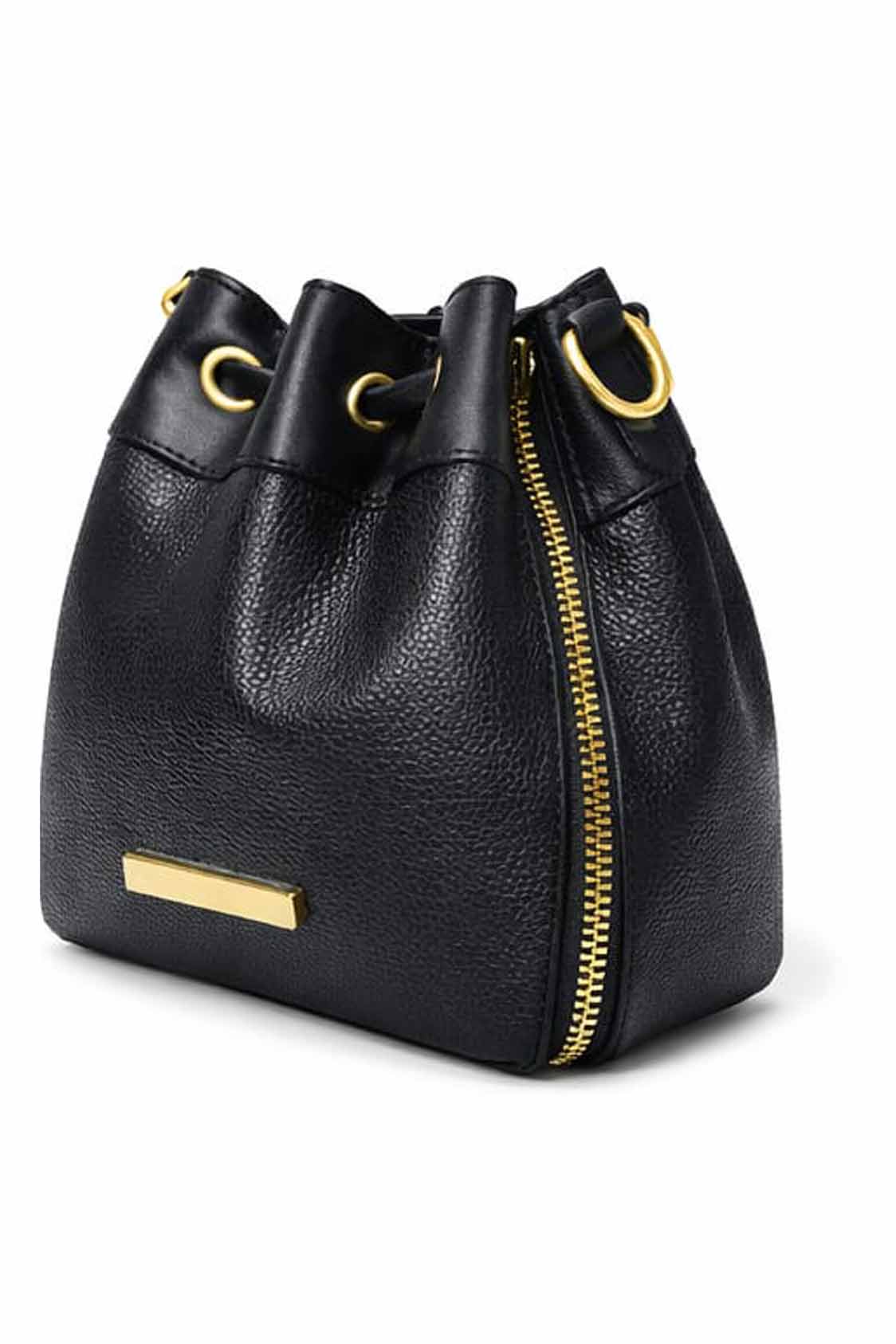Rocker shoulder bag with  flaps m